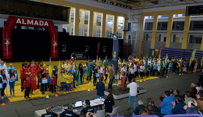 Cerimónia de abertura do Troféu Almada 2015
