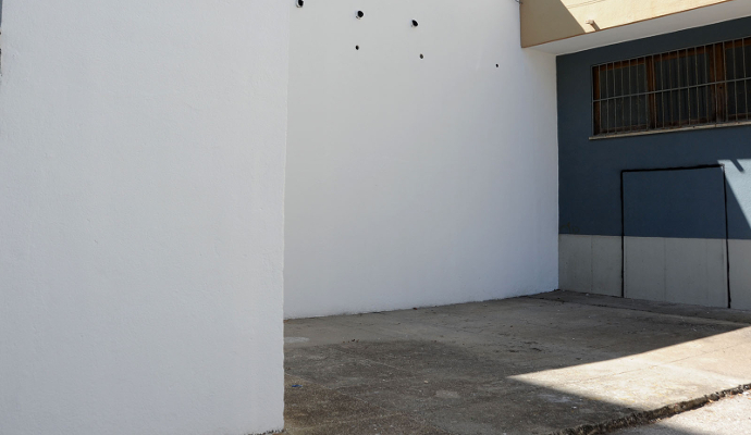 Pintura de muros e muretes na Praceta Rua Filipe Moreira