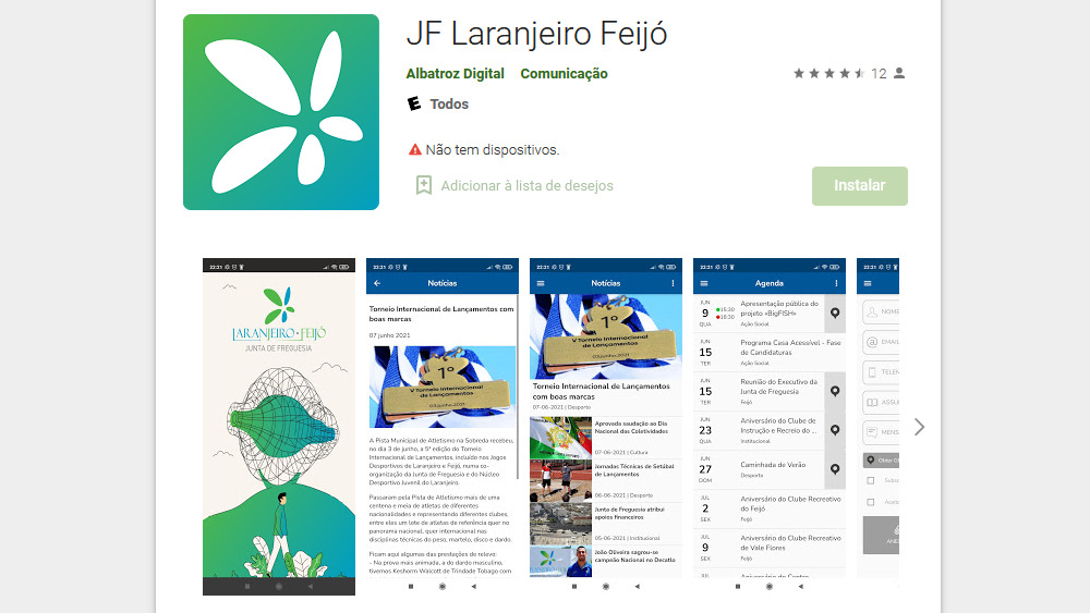  Nova versão da APP do Laranjeiro e Feijó já disponível para Android e iOS 