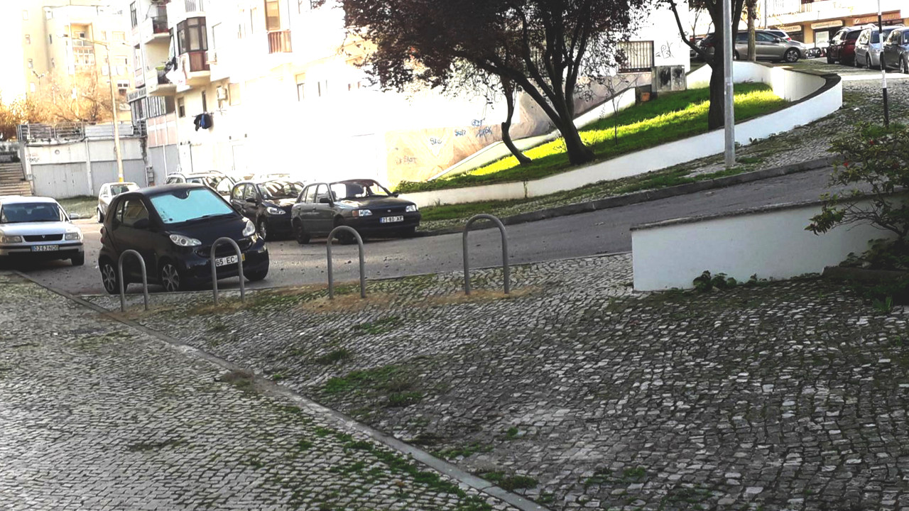 Requalificação da via pública na Rua Guilherme Coração