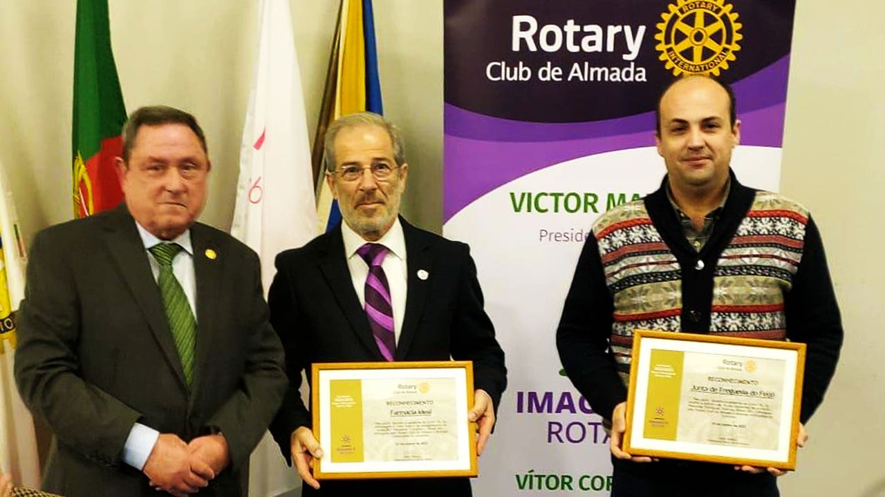 Junta reconhecida pelo Rotary Club de Almada
