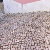 Reparação da escada entre R. do Feijó e R. Damião de Góis