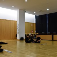 Exercícios finais das oficinas de teatro para as crianças