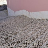 Reparação da escada entre R. do Feijó e R. Damião de Góis